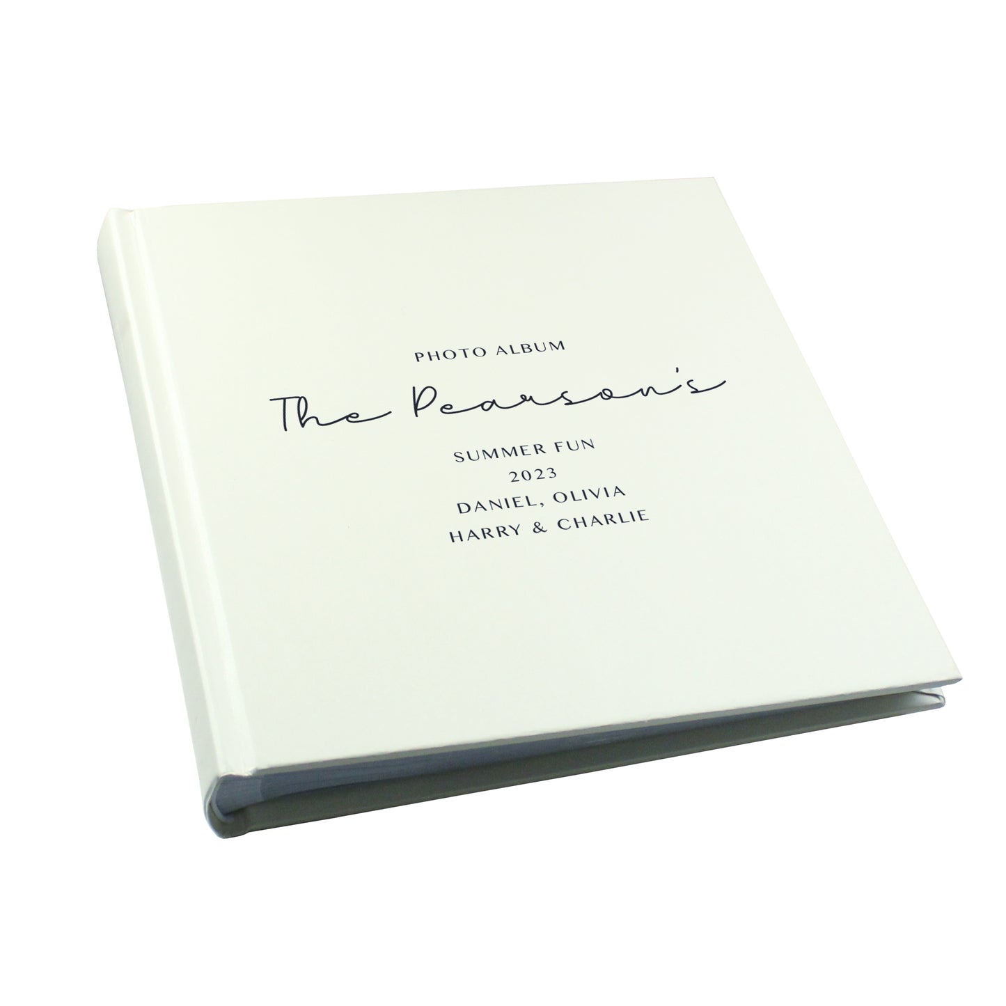 Free Text Square Photo Album