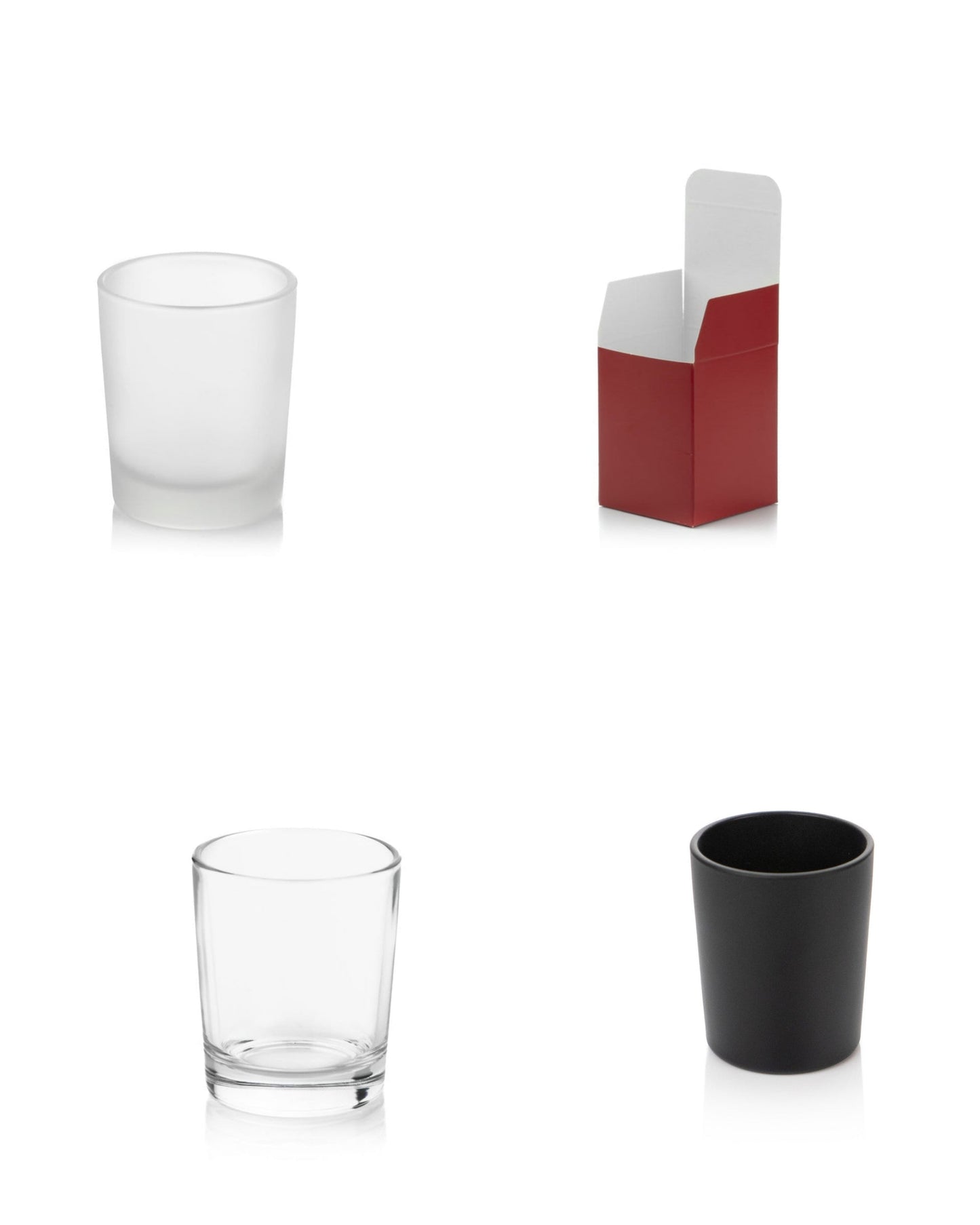 A Box of 24 Tealight Candles, Mixed Berries Scented Candles, Assorted Colourful Scents