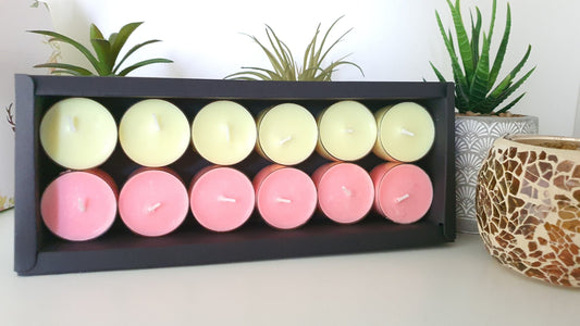 Fresh Tropical Oceans Away Scented Tea Light Candles 6 Hours- 18 Scents, 12, 24 Pack