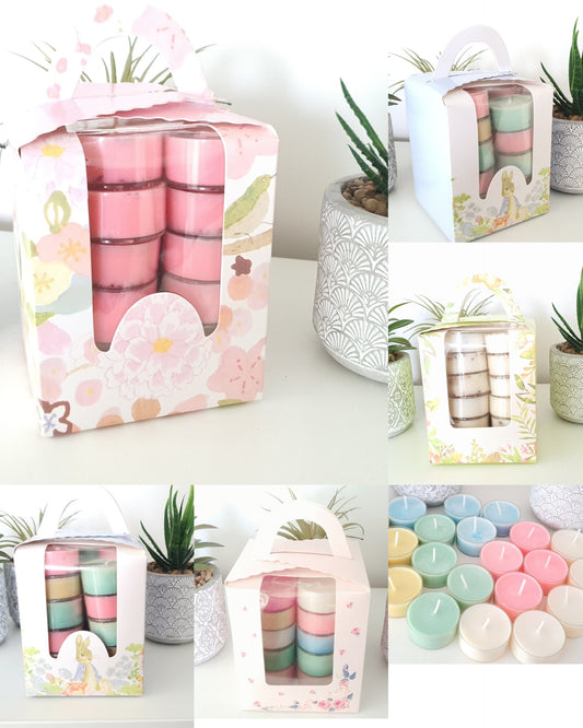 18-Pack of Scented Tropical Oceans Away Tea Light Candles