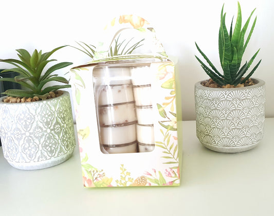 18 Pack Woody Essential Oils Infusion Scented Tea Light Scents