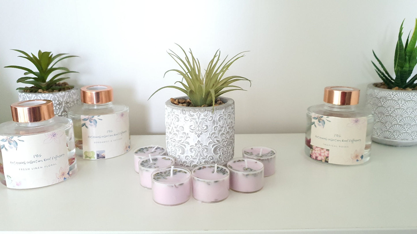 48 Vanilla Scented Tealight Candles - Wedding Candles