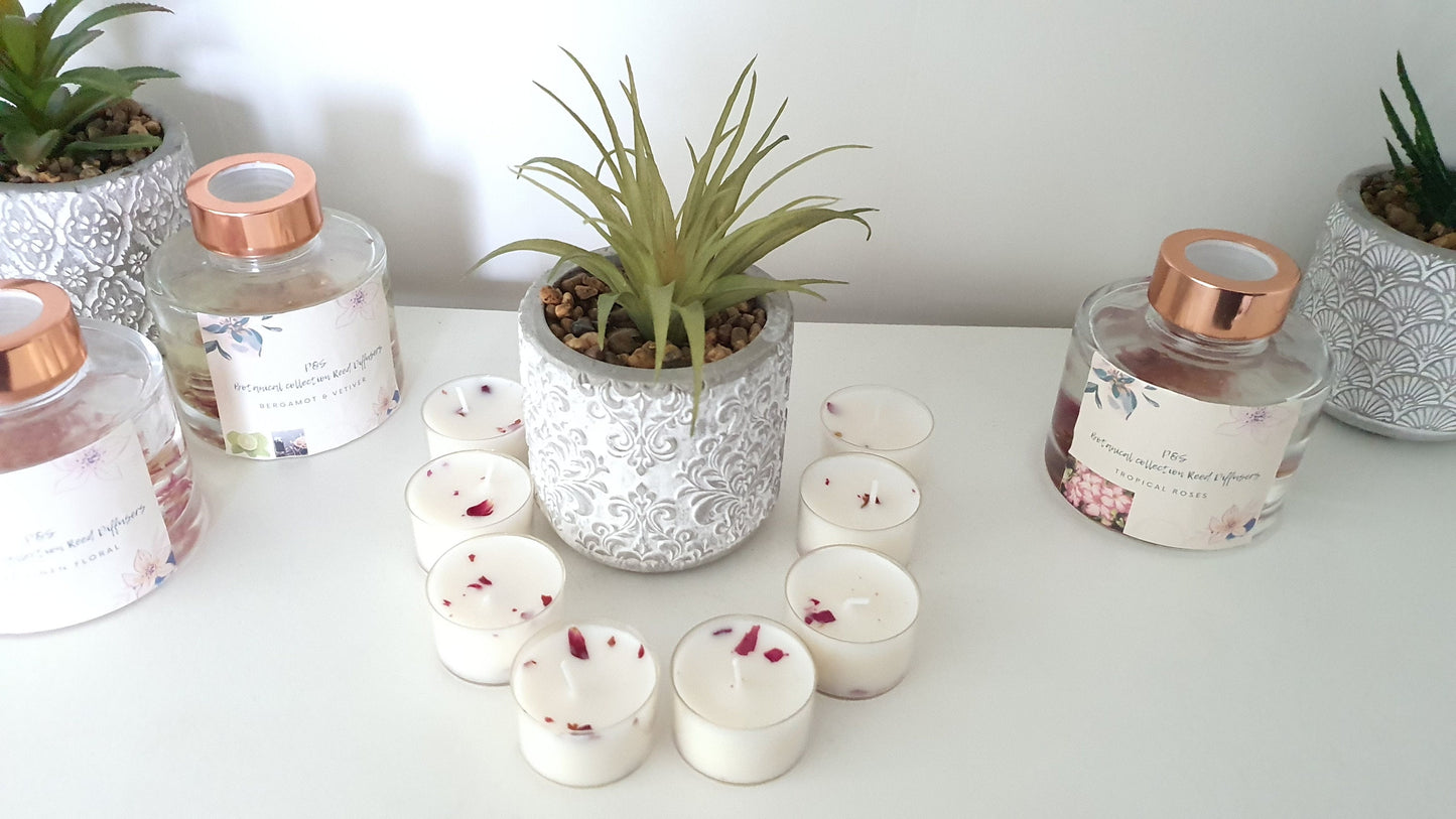 48 Vanilla Scented Tealight Candles - Wedding Candles